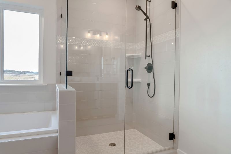 Black Framed Glass Shower